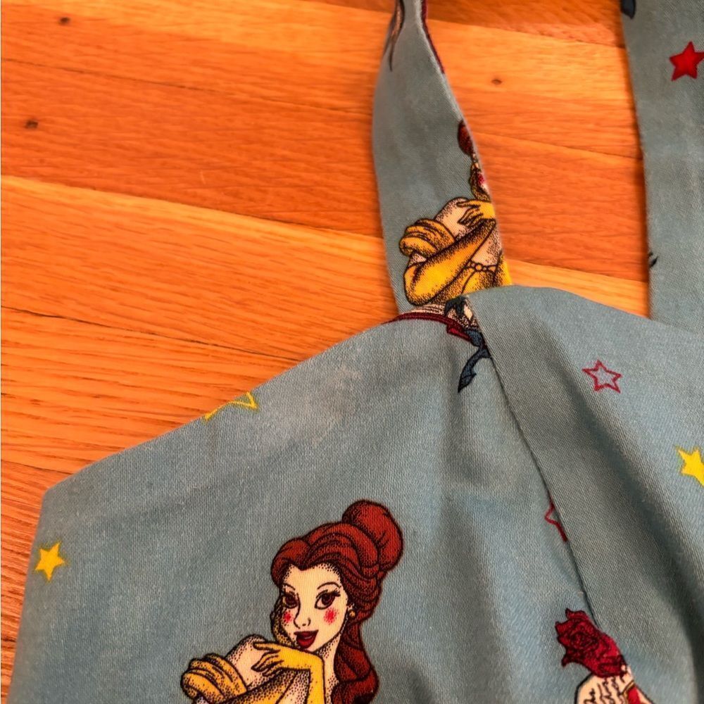 Disney Beauty And The Beast Belle Blue Sleeveless… - image 7